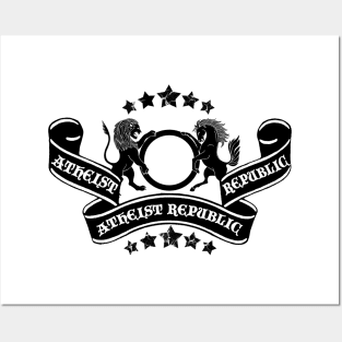 Atheist Republic Logo - Banner & Stars Posters and Art